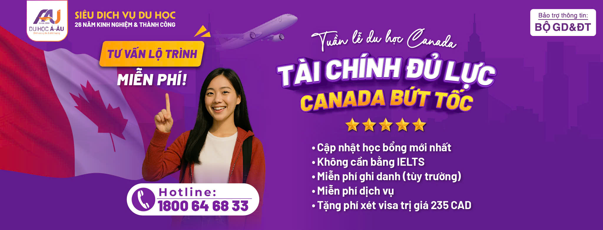 Cover image for Công Ty Du Học Du Lịch TMDV Á Âu