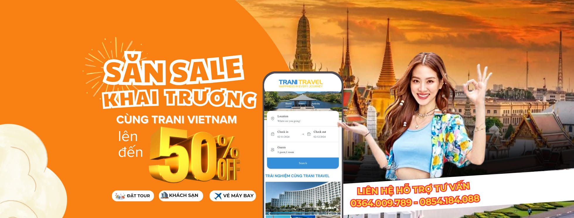 Cover image for Dịch Vụ Và Xúc Tiến Du Lịch Thảo Trân -Trani Travel