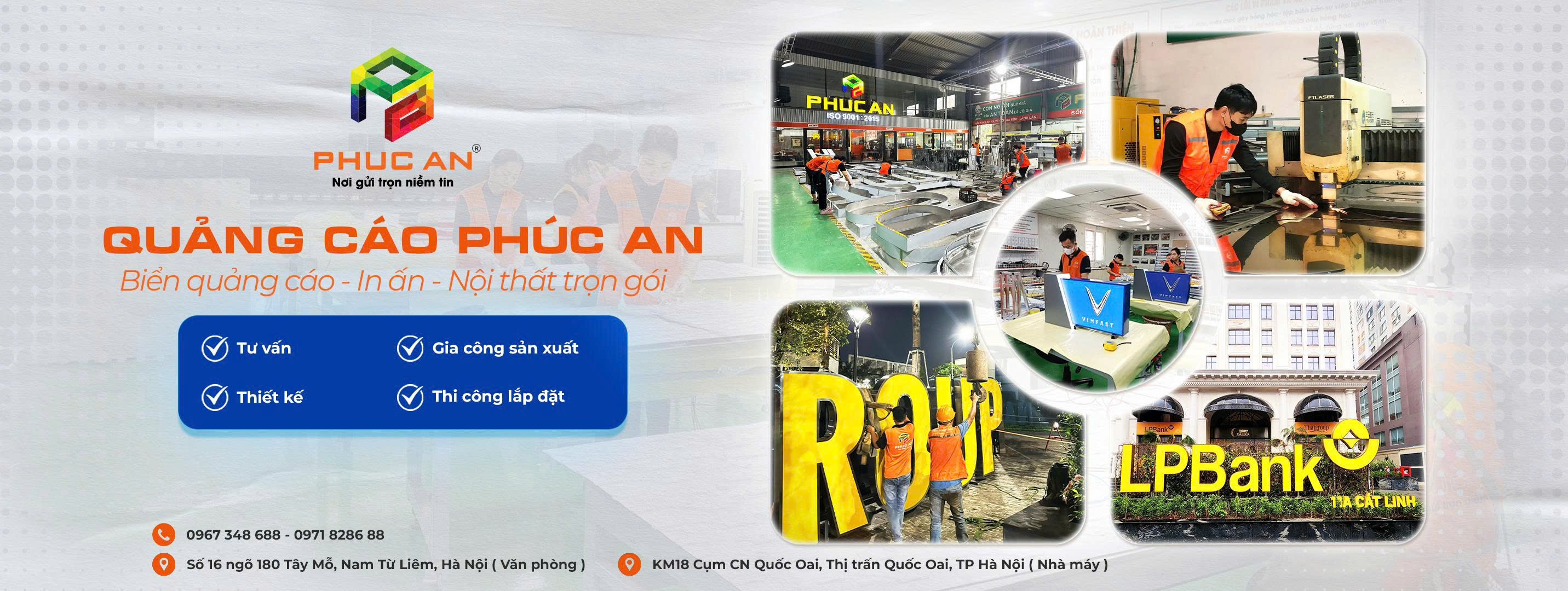 Cover image for Quảng Cáo Và Nội Thất Phúc An