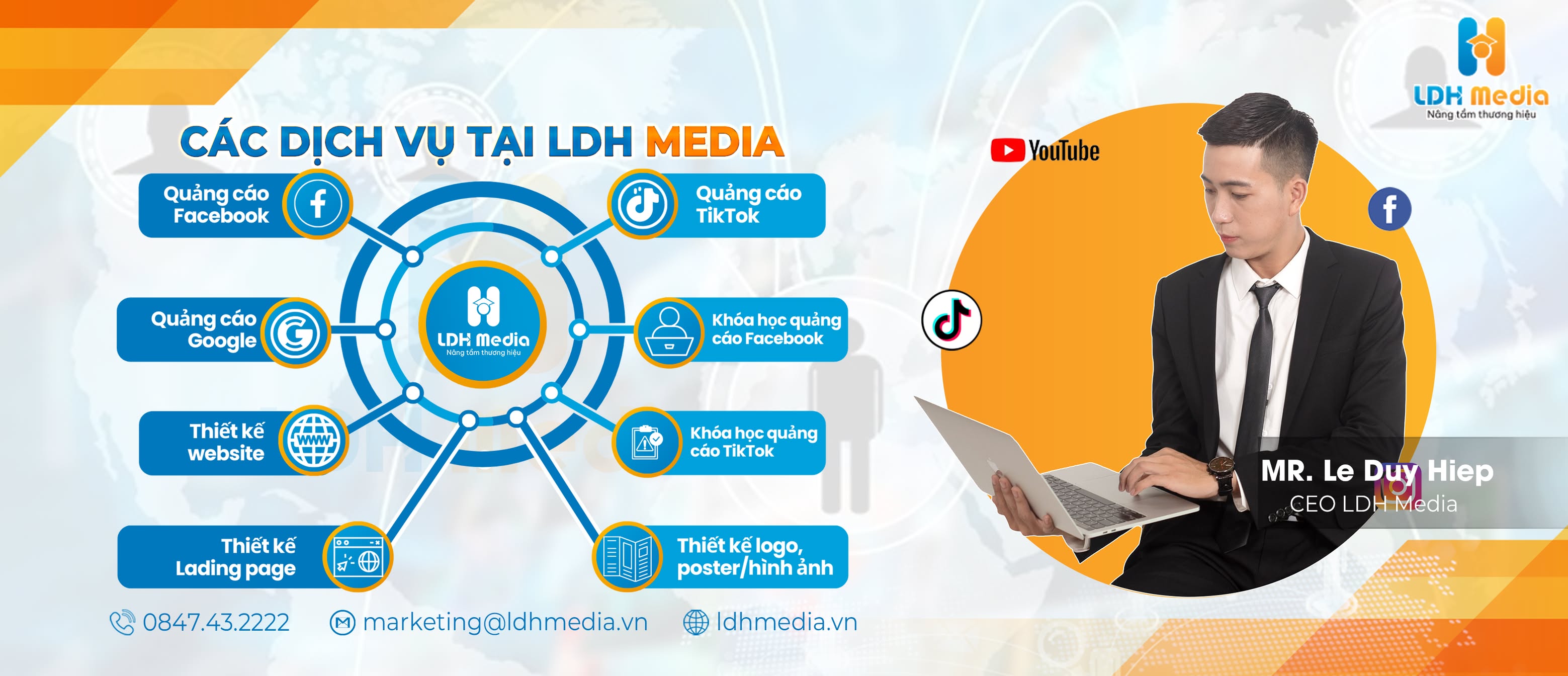 Cover image for TRUYỀN THÔNG VÀ QUẢNG CÁO LDH MEDIA