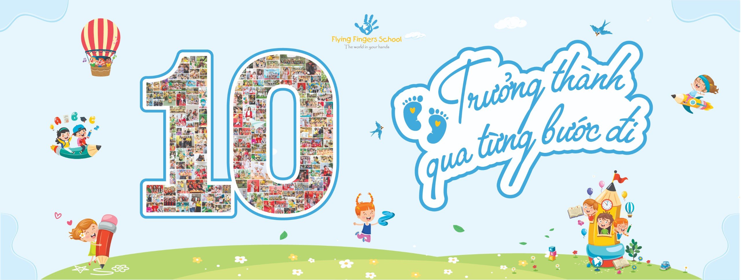 Cover image for TRƯỜNG MẦM NON NHỮNG NGÓN TAY BAY