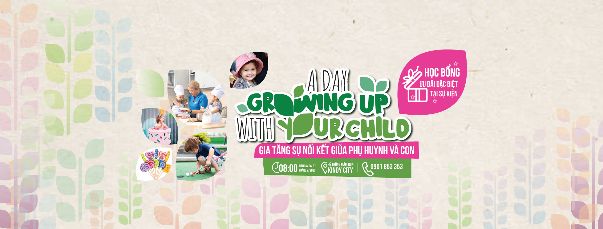 Cover image for TRƯỜNG MẦM NON QUỐC TẾ KINDY CITY