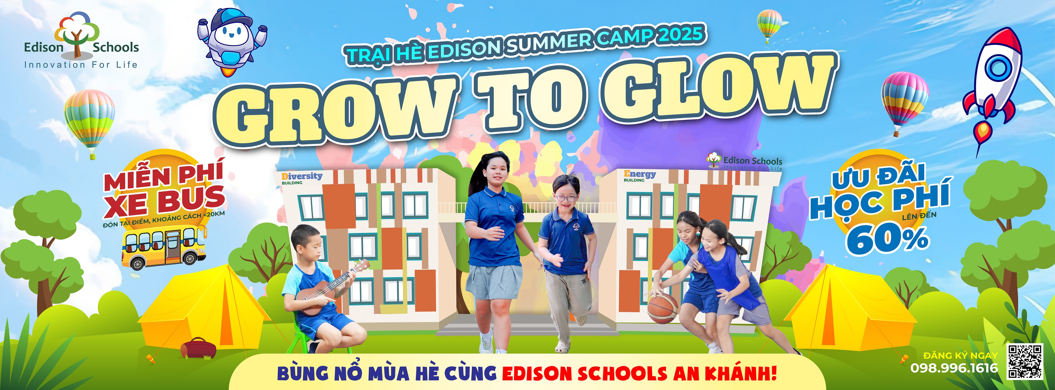 Cover image for Trường PTLC Edison An Khánh