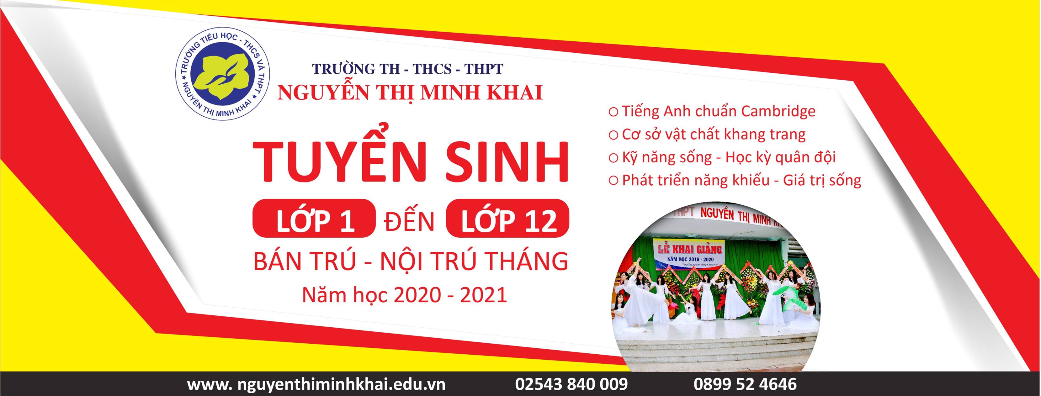 Cover image for Trường TH, THCS, THPT Nguyễn Thị Minh Khai