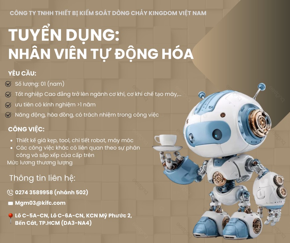 Cover image for Thiết Bị Kiểm Soát Dòng Chảy Kingdom Việt Nam