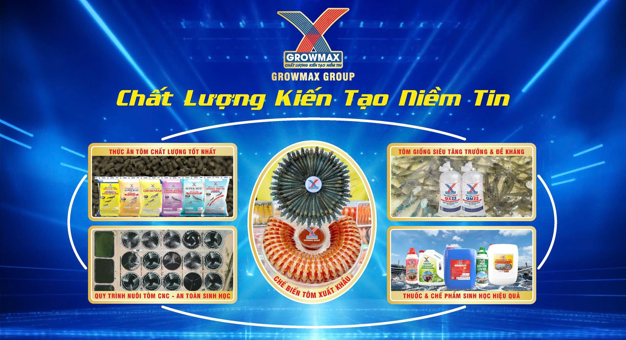 Cover image for Thức Ăn Thủy Sản Growmax