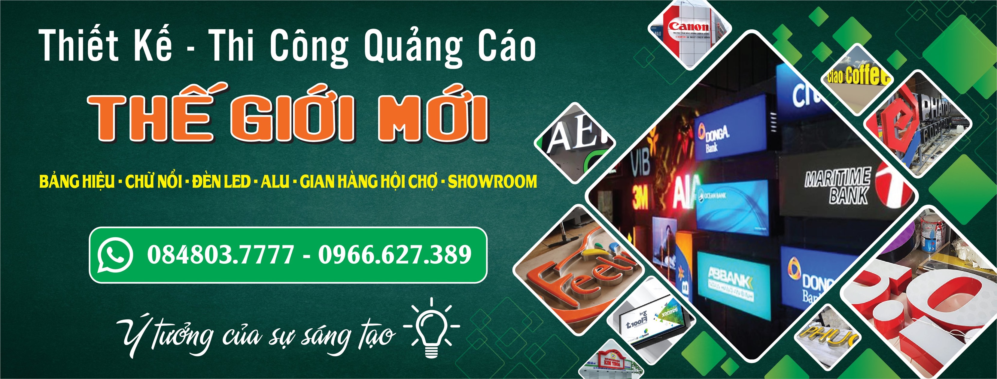 Cover image for Công ty Quảng Cáo Thế Giới Mới