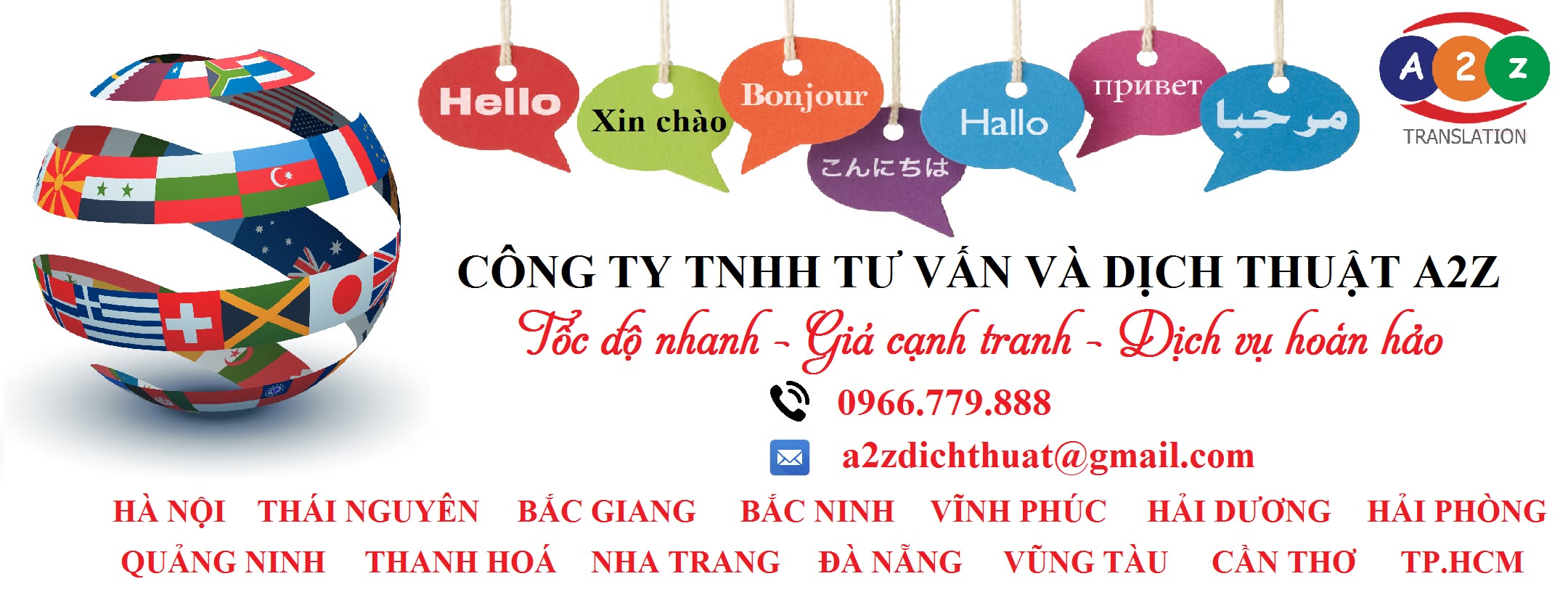 Cover image for Tư Vấn Và Dịch Thuật A2Z