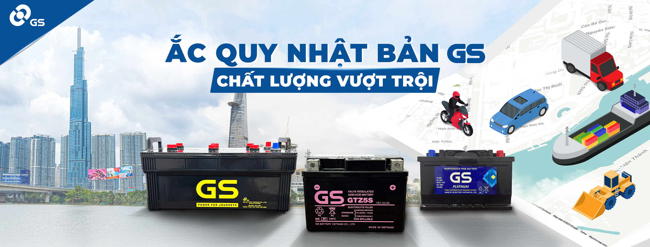 Cover image for Ắc quy GS Việt Nam