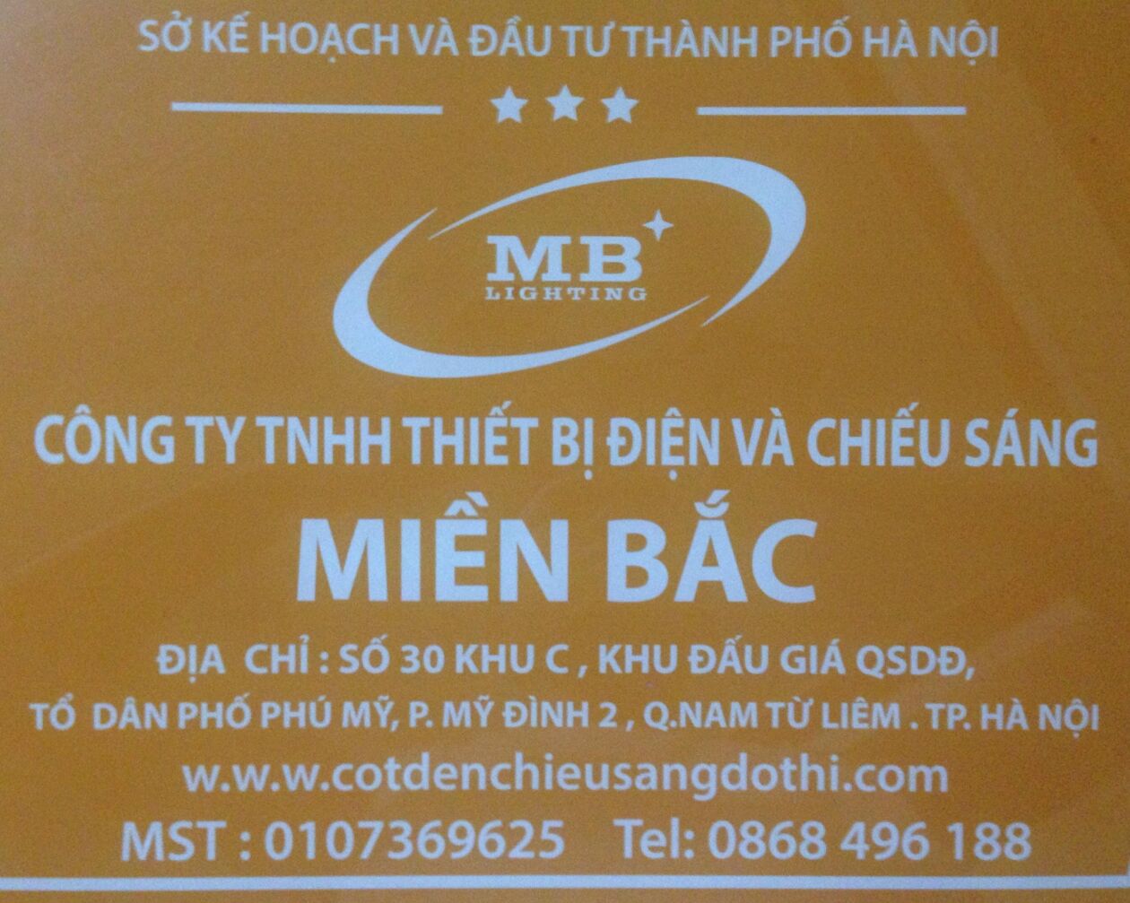 Cover image for CÔNG TY TNHH THIẾT BỊ ĐIỆN VÀ CHIẾU SÁNG MIỀN BẮC