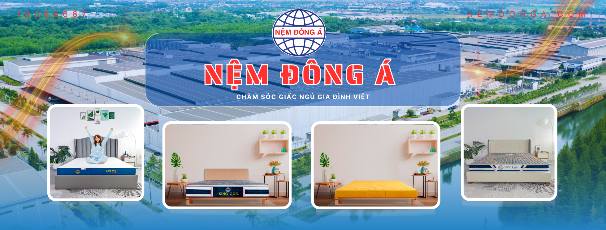 Cover image for Nệm Đông Á