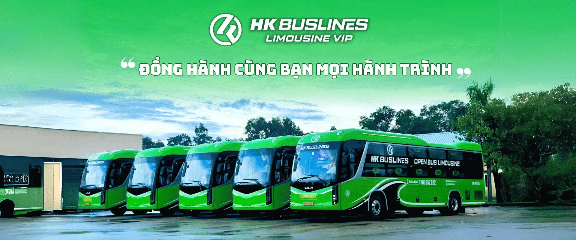 Cover image for DỊCH VỤ VẬN TẢI VÀ THƯƠNG MẠI HK - HK BUSLINES