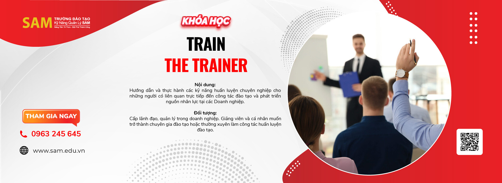 Cover image for Trường Đào Tạo Kỹ Năng Quản Lý SAM