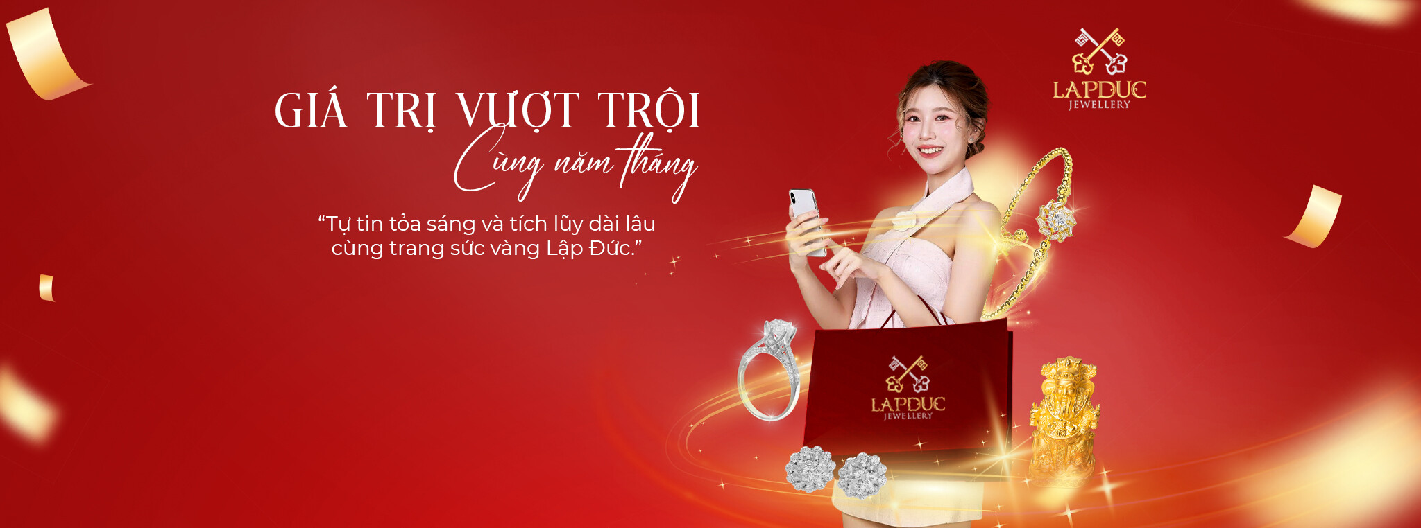 Cover image for Vàng Bạc Đá Quý Lập Đức
