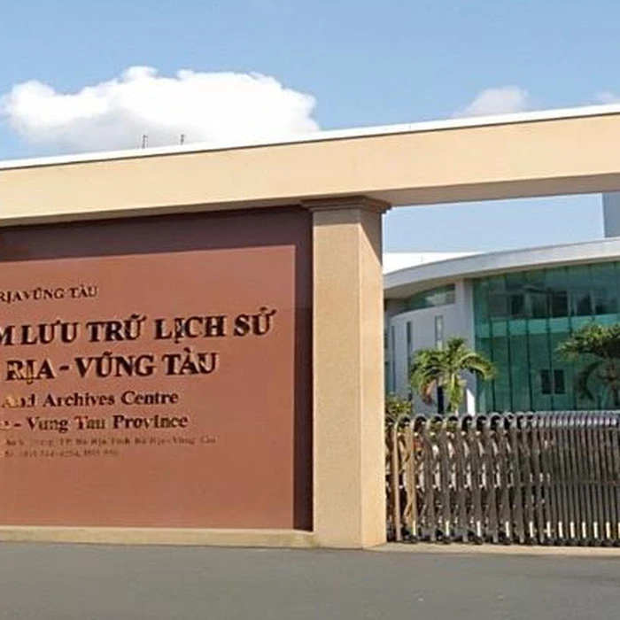 Cover image for Trung tâm Lưu trữ lịch sử tỉnh Bà Rịa - Vũng Tàu