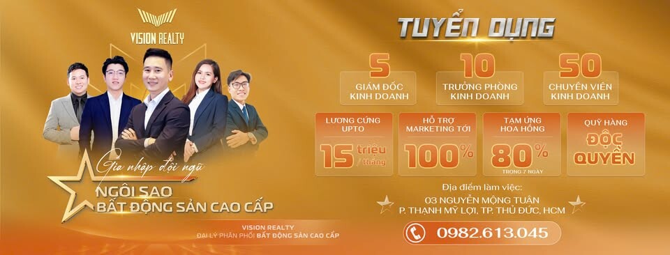 Cover image for Đầu tư Và Phát triển Bất động sản VISION REALTY