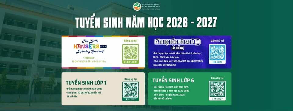Cover image for Trường Liên Cấp Tiểu Học & THCS Ngôi Sao Hà Nội