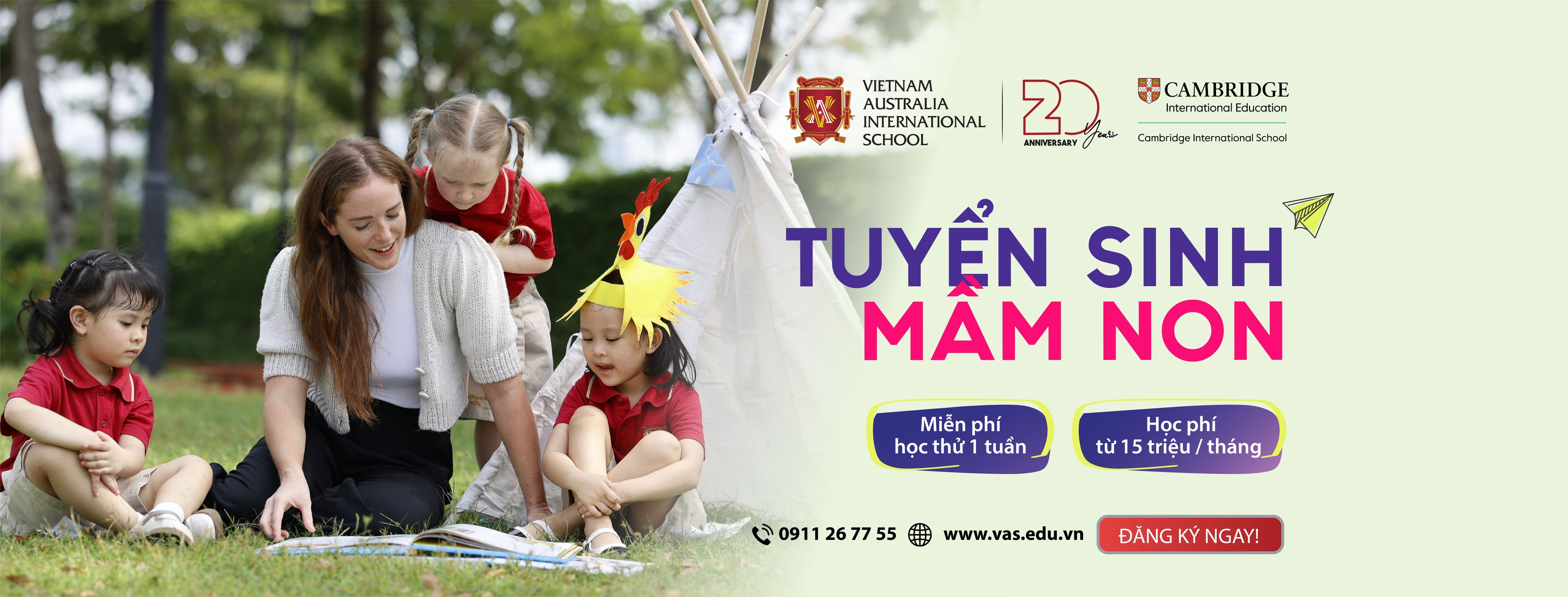 Cover image for Giáo Dục Quốc Tế Việt Úc - Trường Quốc tế Việt Úc VAS