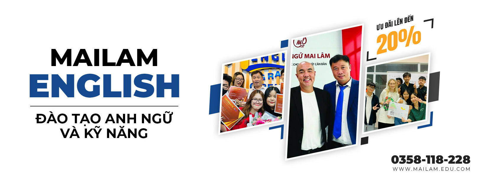 Cover image for Trung Tâm Ngoại Ngữ Mai Lâm