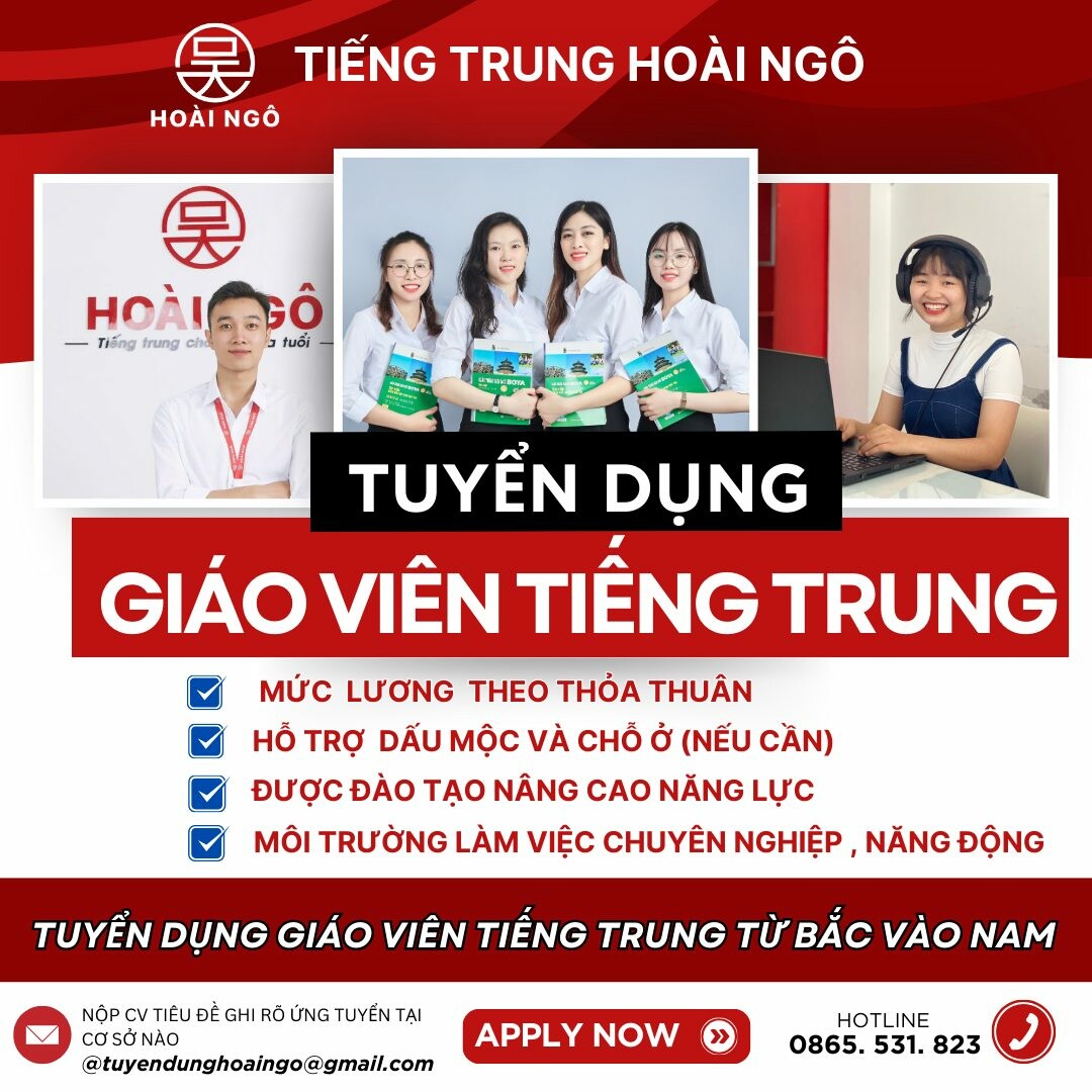 TRUNG TÂM TIẾNG TRUNG HOÀI NGÔ 8