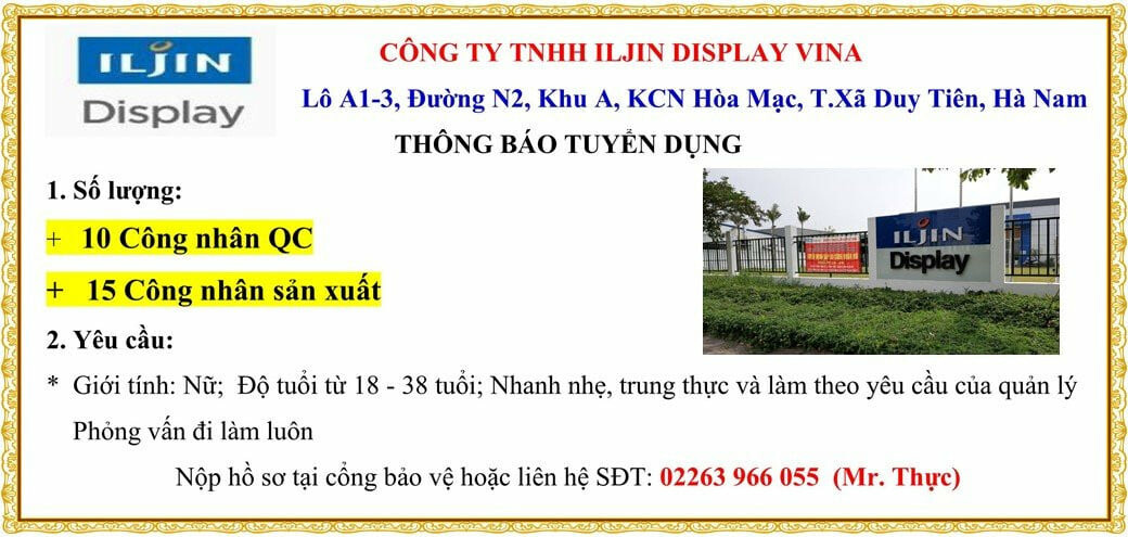 ILJIN DISPLAY VINA 2