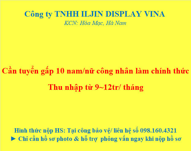 ILJIN DISPLAY VINA 5