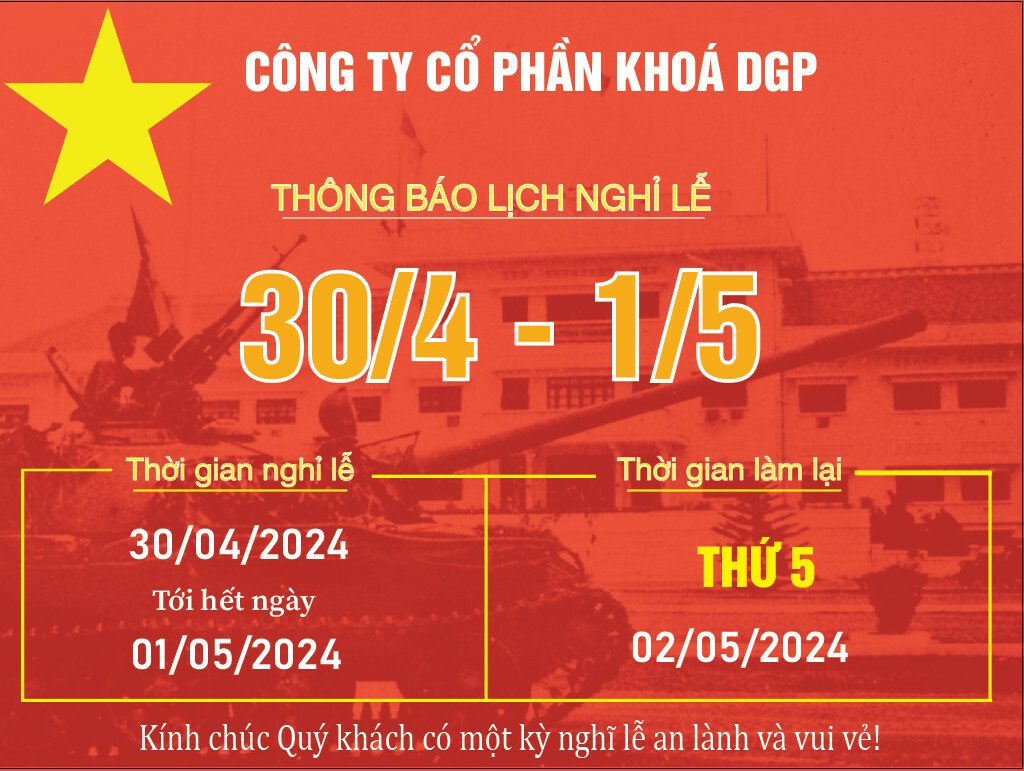 CÔNG TY CỔ PHẦN KHOÁ DGP 3