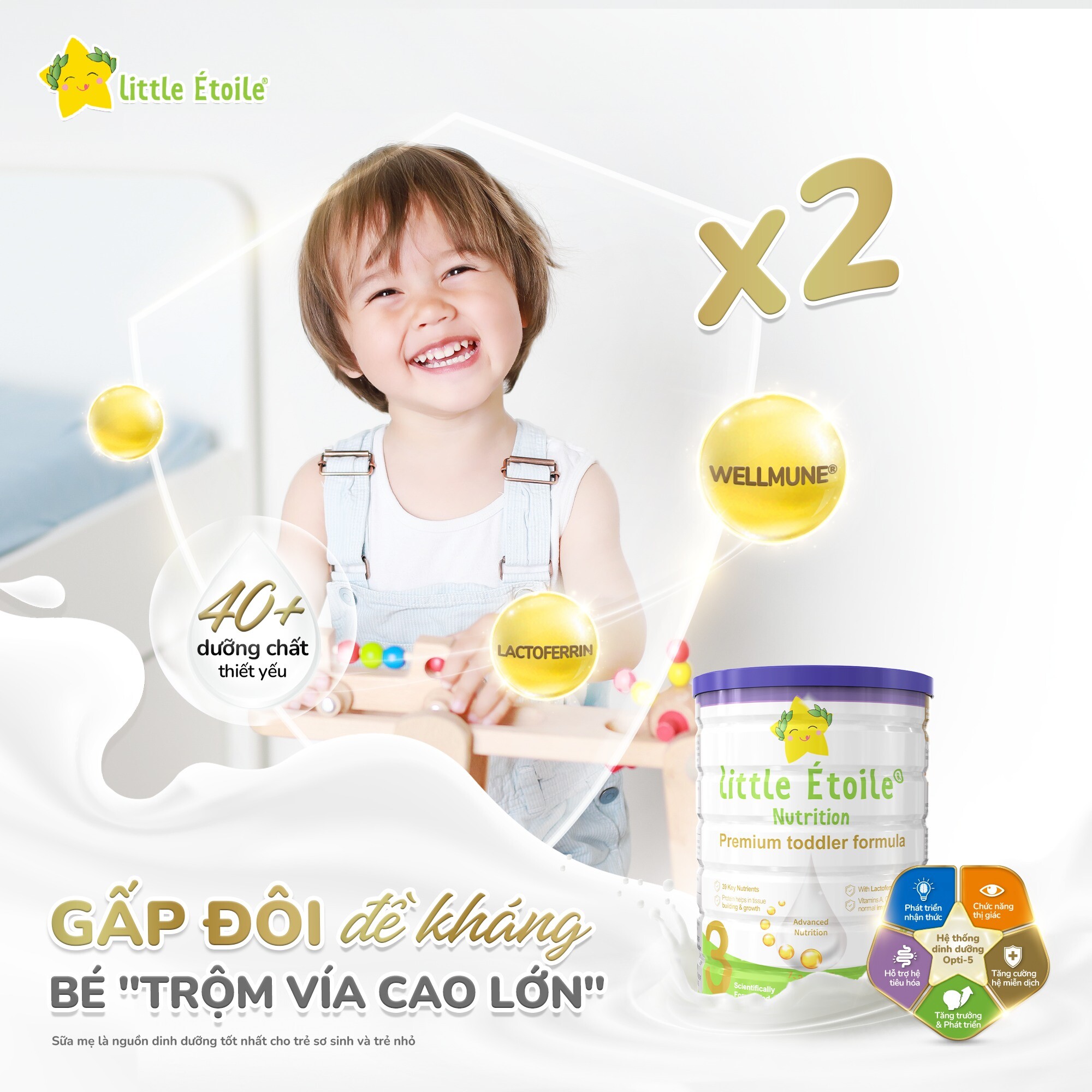 Ngôi sao nhỏ - Sữa Little Étoile 3