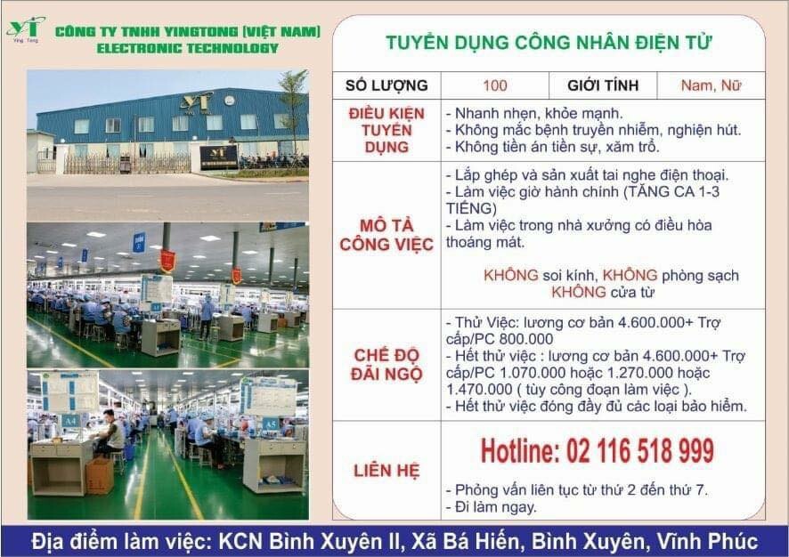 YINGTONG (VIỆT NAM) ELECTRONIC TECHNOLOGY 3