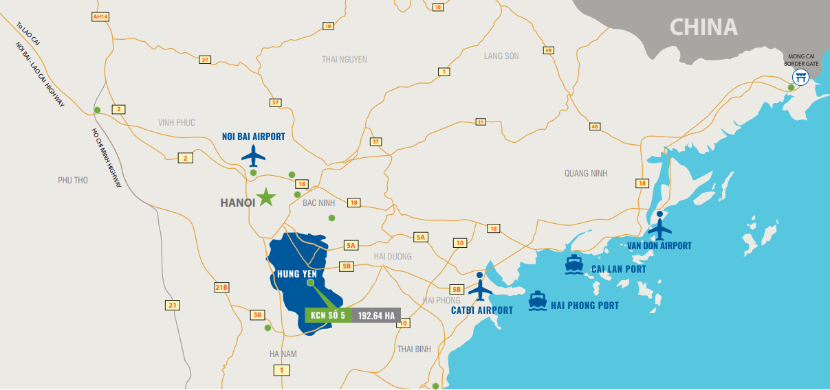 KHU CÔNG NGHIỆP YÊN MỸ 8