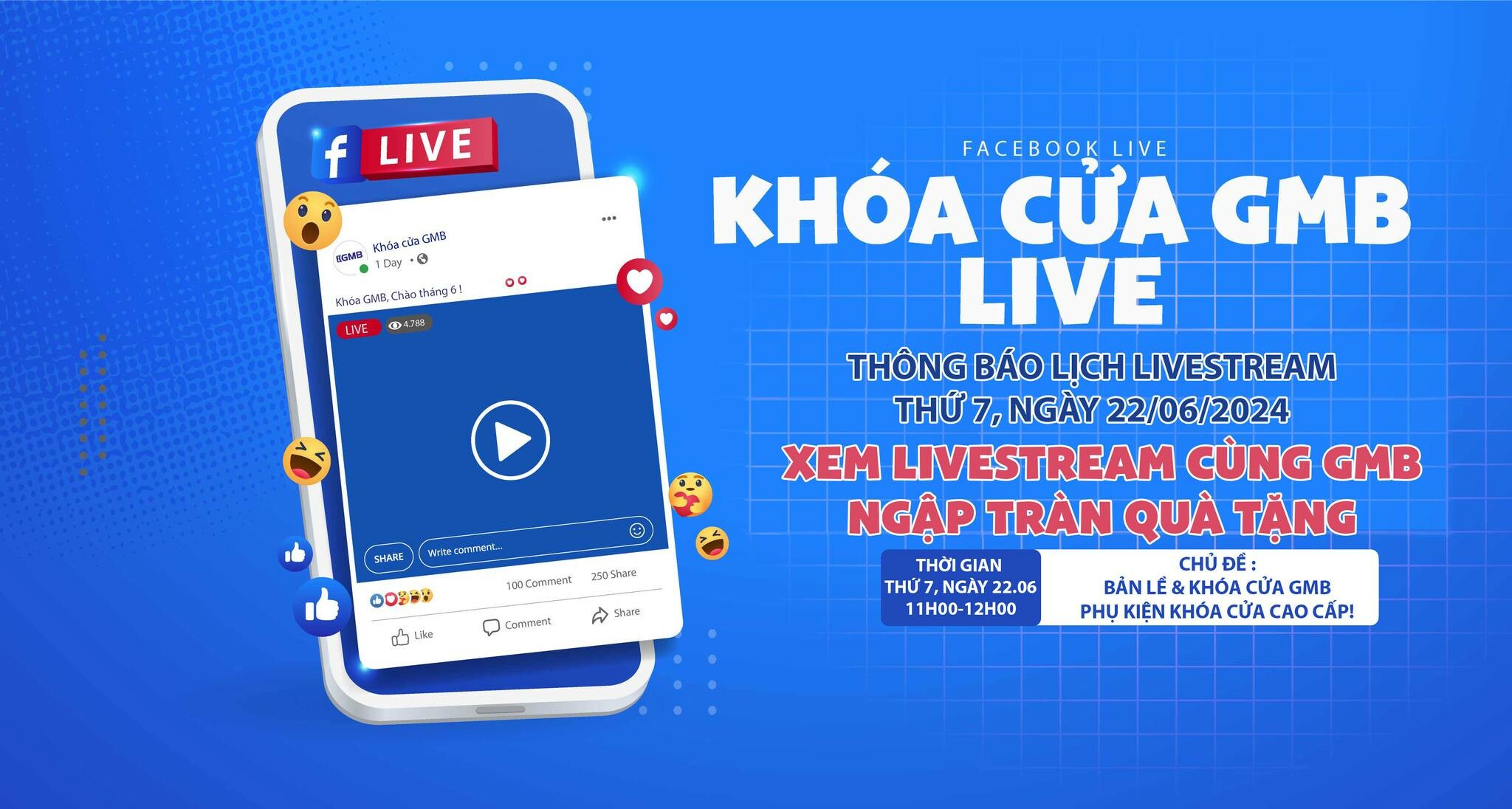 Khóa cửa GMB 4