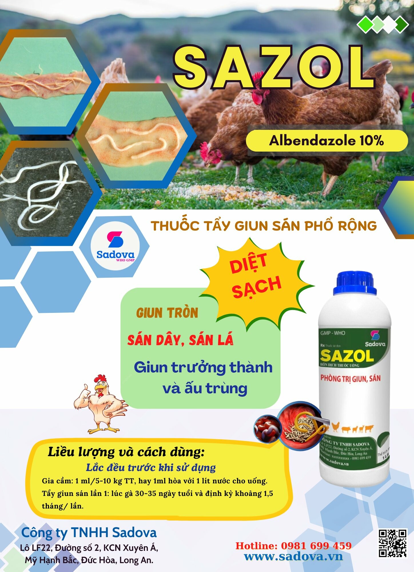 Sadova Thuốc thú y 10