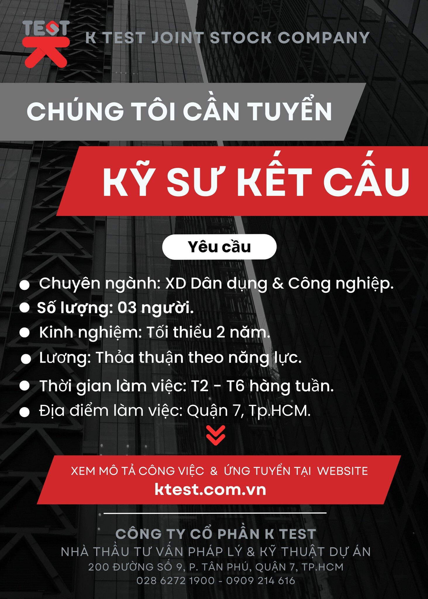 Tư vấn xây dựng KTEST 5