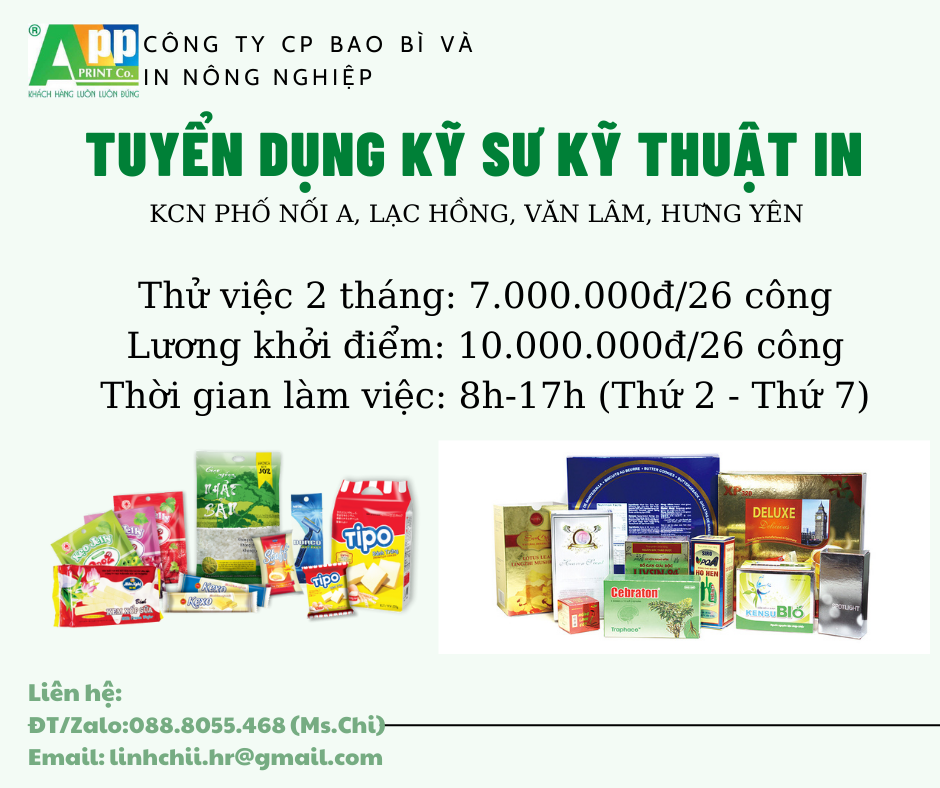 Công ty CP Bao bì và in nông nghiệp 3