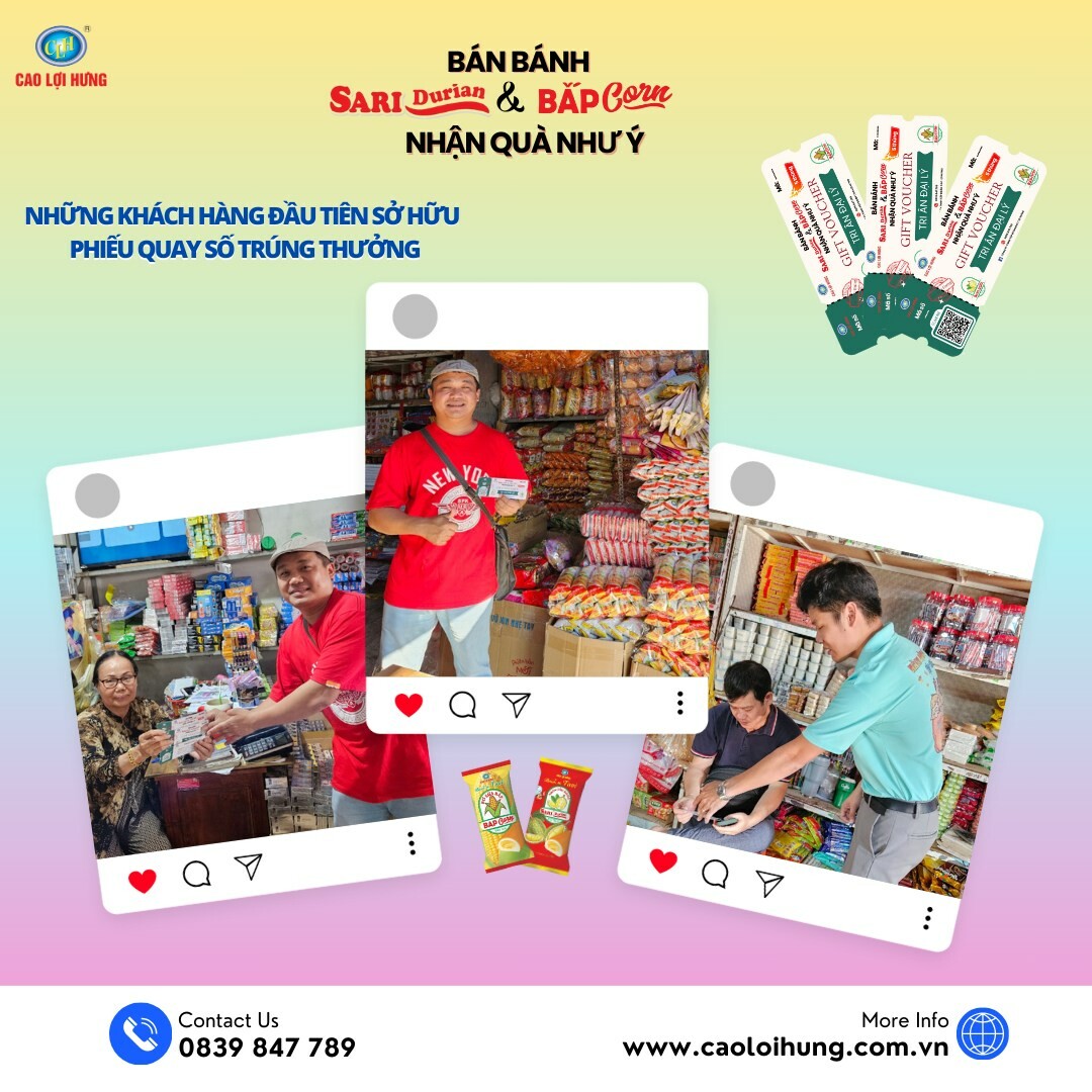 BÁNH KẸO CAO LỢI HƯNG 9