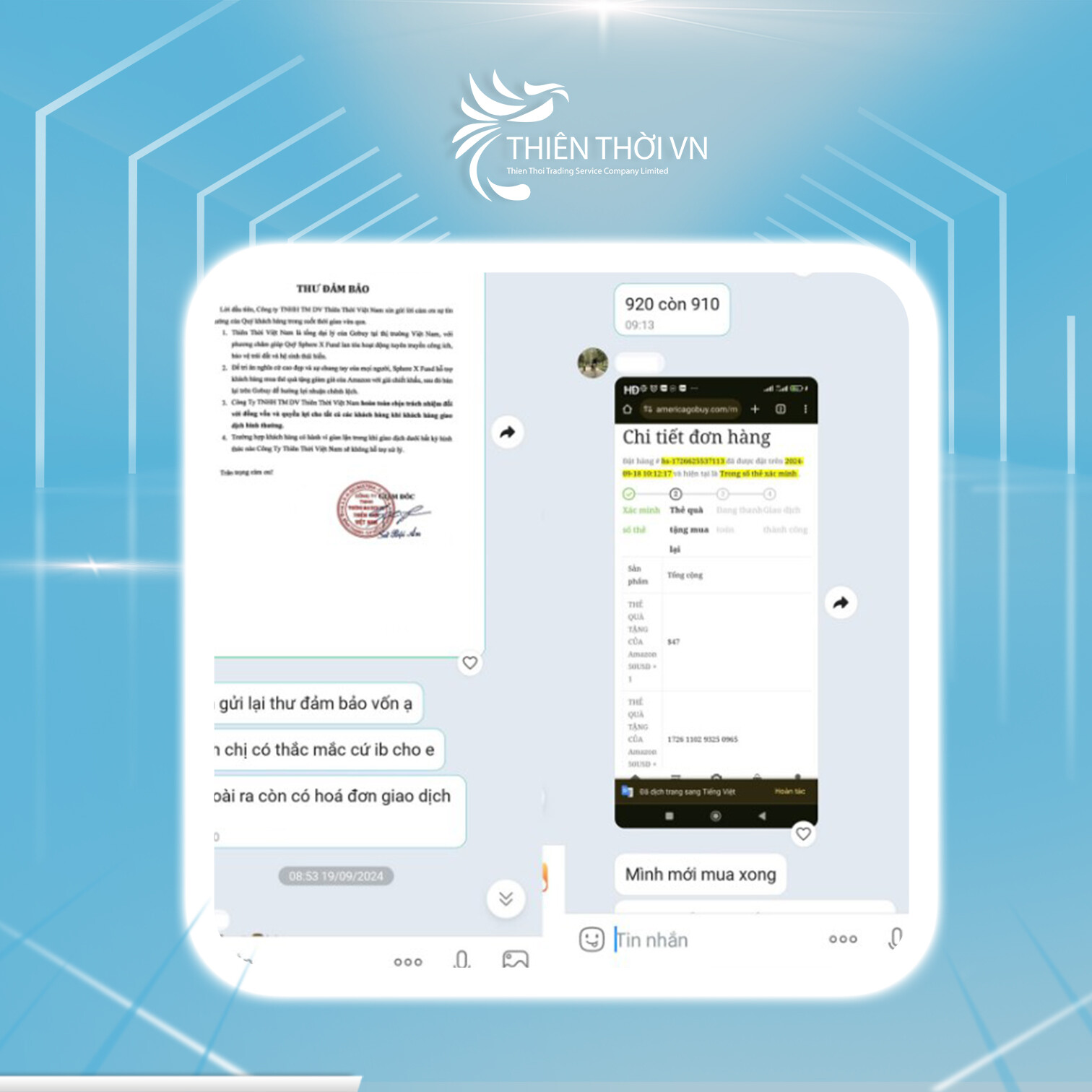 THƯƠNG MẠI DỊCH VỤ THIÊN THỜI VIỆT NAM 6