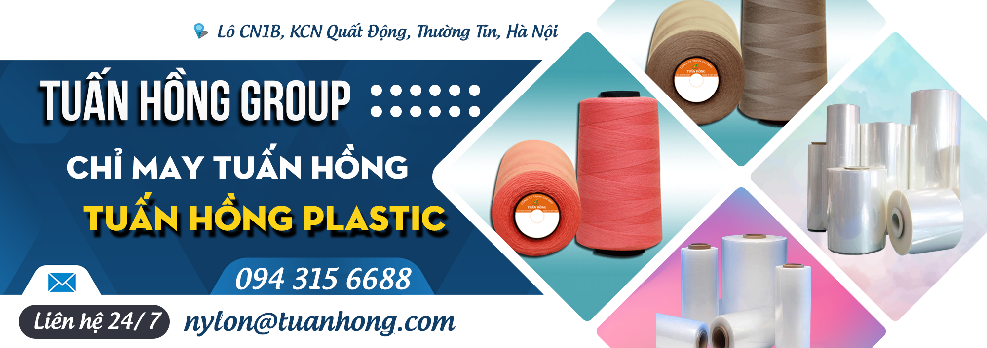 Chỉ may Tuấn Hồng 3