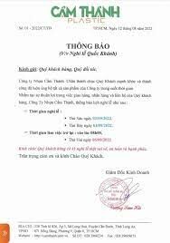 Nhựa Cẩm Thành 6