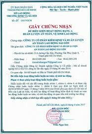 Công Ty Cổ Phần Kiểm Định Và Huấn Luyện An Toàn Lao Động Sài Gòn 3