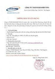 Công Ty Hadanbi Vina Điềm Thụy 8