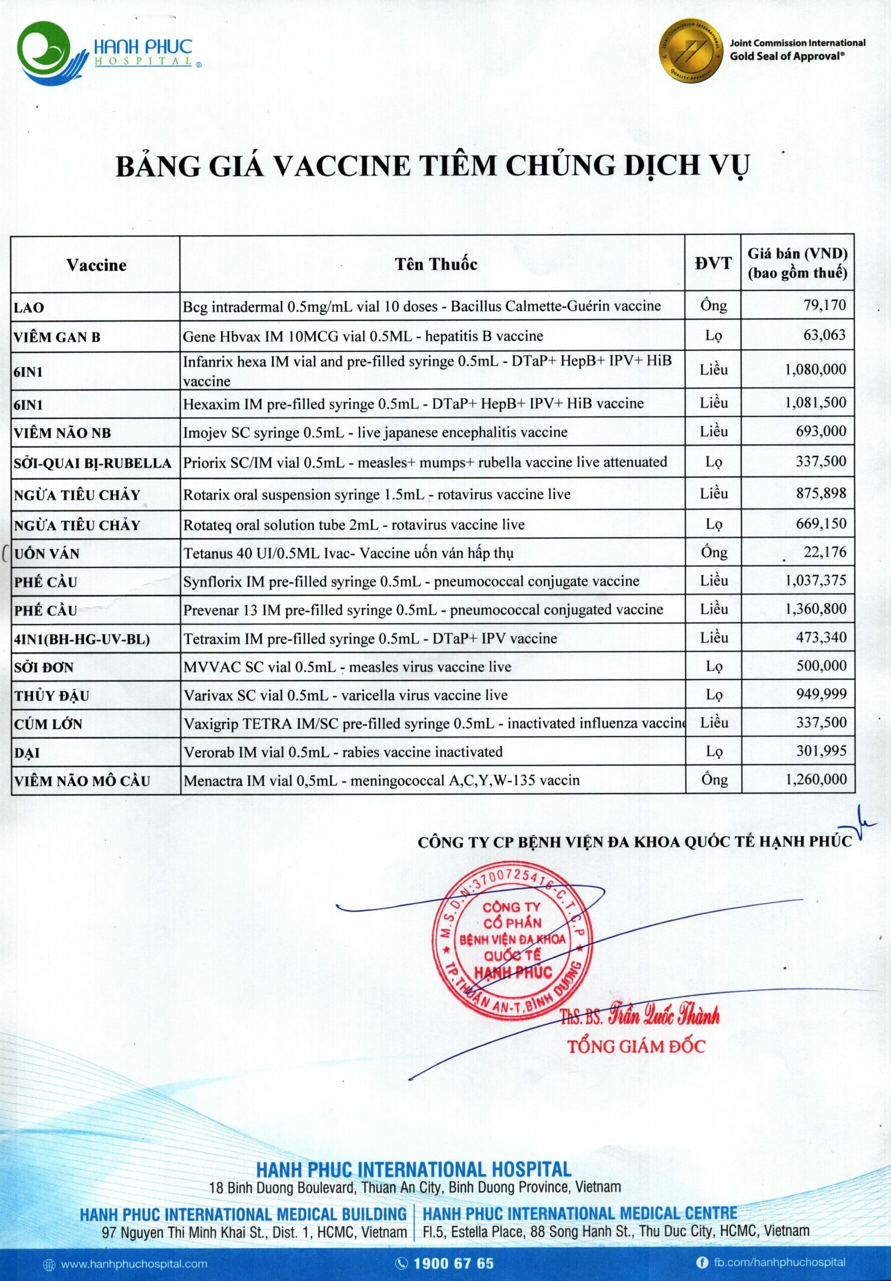 BỆNH VIỆN ĐA KHOA QUỐC TẾ HẠNH PHÚC 3