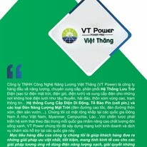 Công Nghệ Năng Lượng Việt Thăng 1