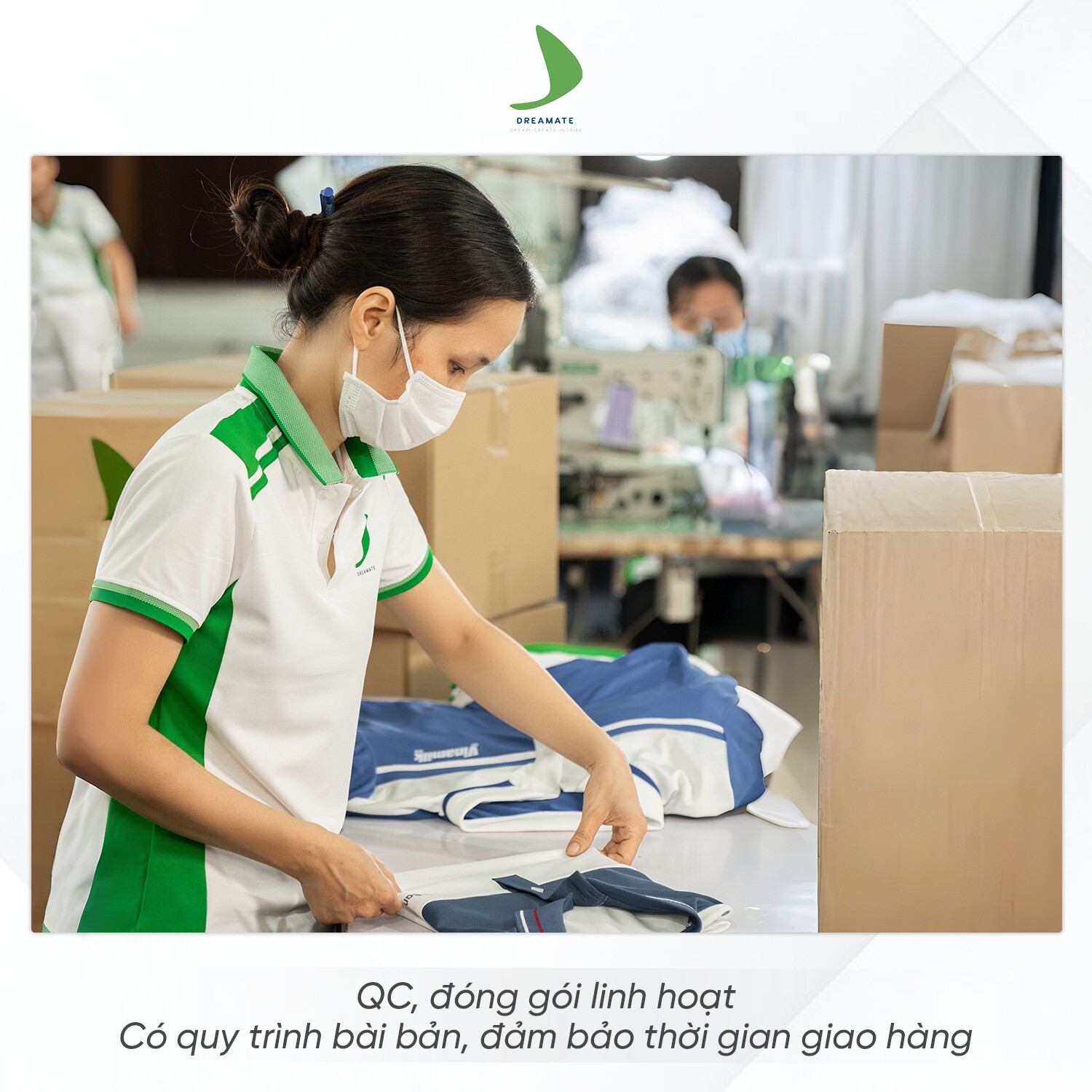SẢN XUẤT VÀ XUẤT NHẬP KHẨU CÁNH BUỒM XANH - Dreamate Uniform 15