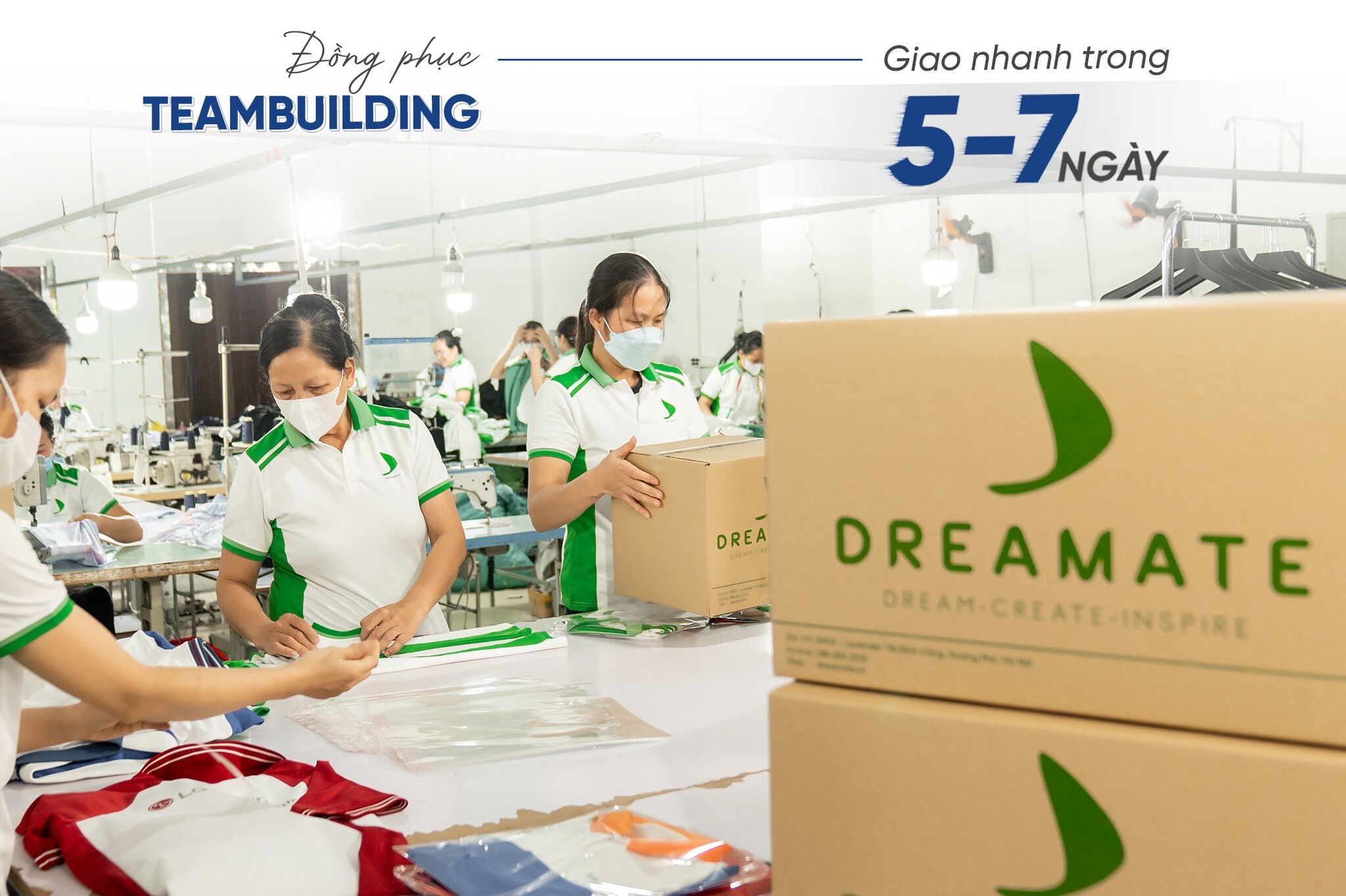 SẢN XUẤT VÀ XUẤT NHẬP KHẨU CÁNH BUỒM XANH - Dreamate Uniform 16
