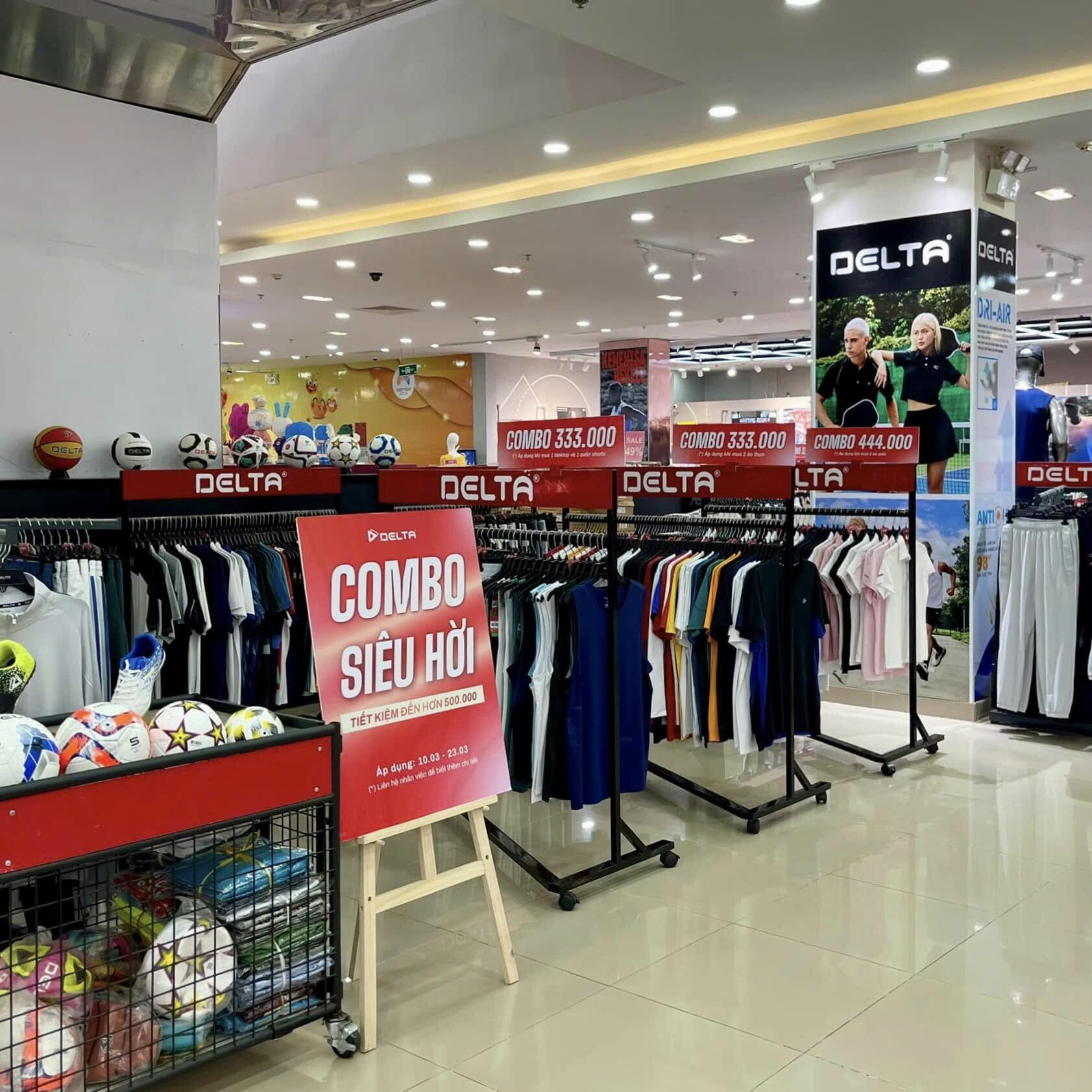 Dệt may Delta - Dụng cụ Thể thao Delta 4