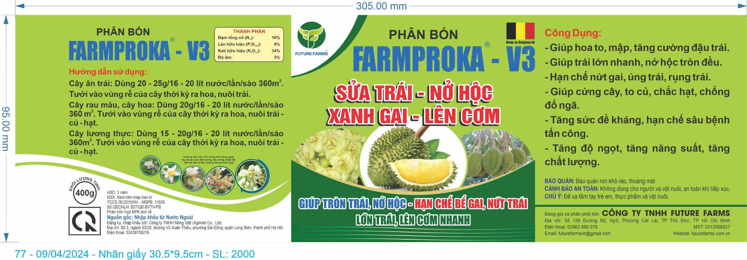 XUẤT NHẬP KHẨU FUTURE FARM 6