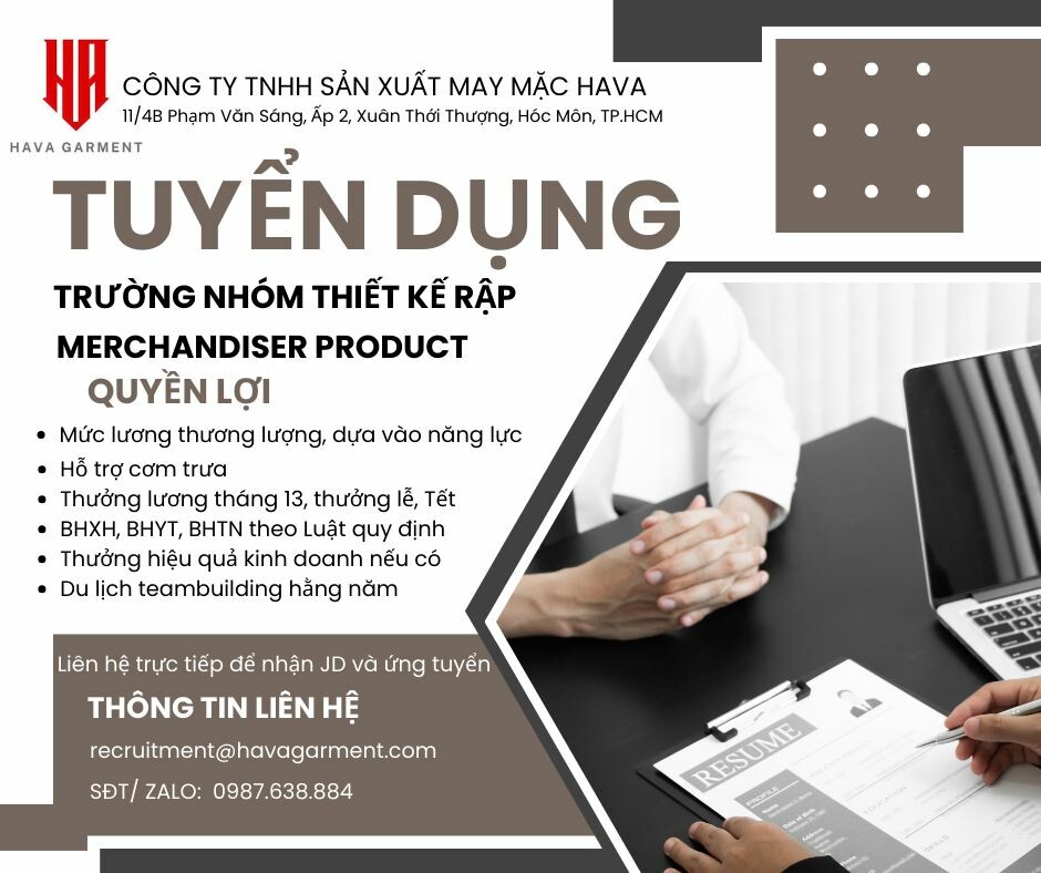Sản Xuất May Mặc Hava 2