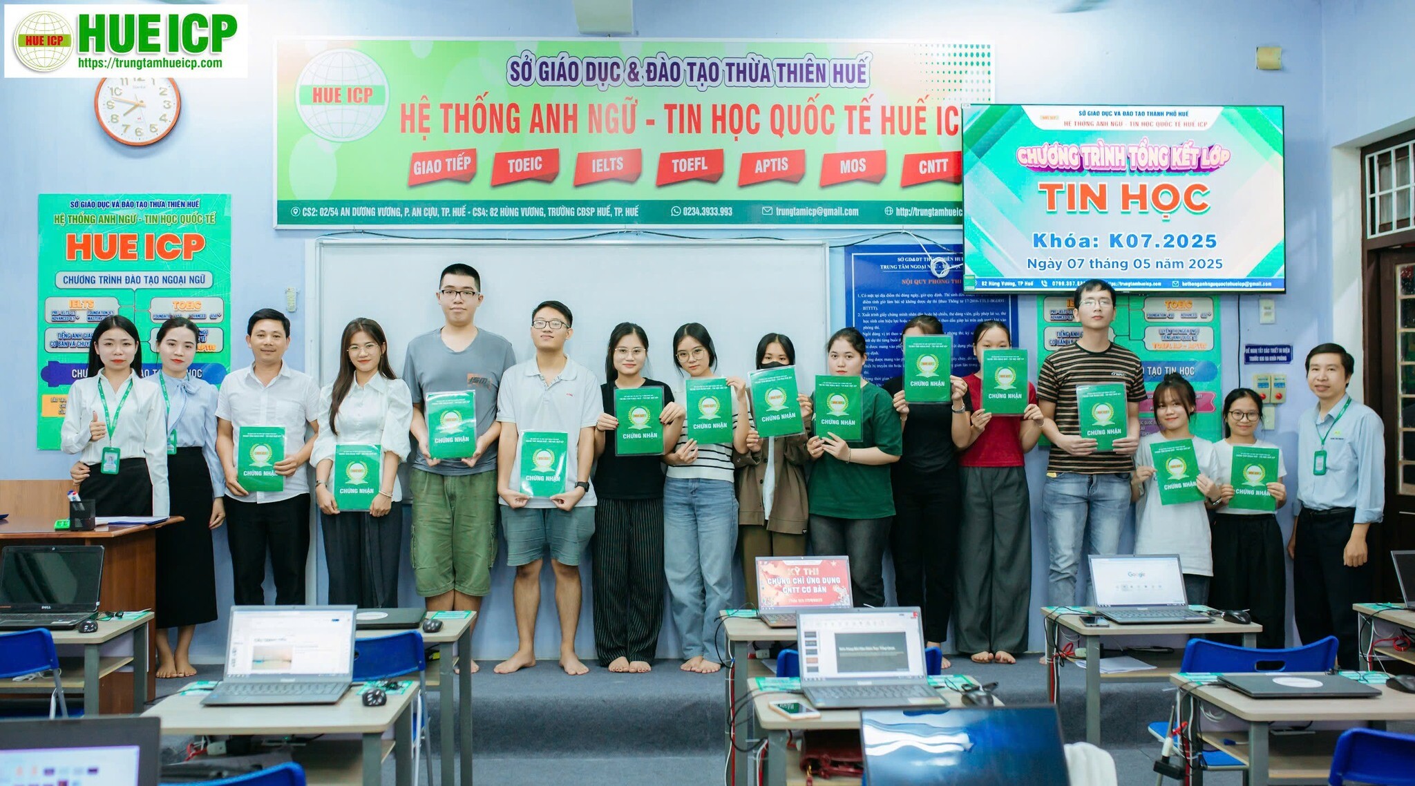 TRUNG TÂM NGOẠI NGỮ - TIN HỌC HUẾ ICP 8