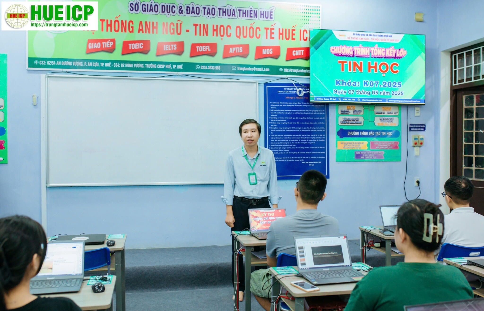 TRUNG TÂM NGOẠI NGỮ - TIN HỌC HUẾ ICP 5