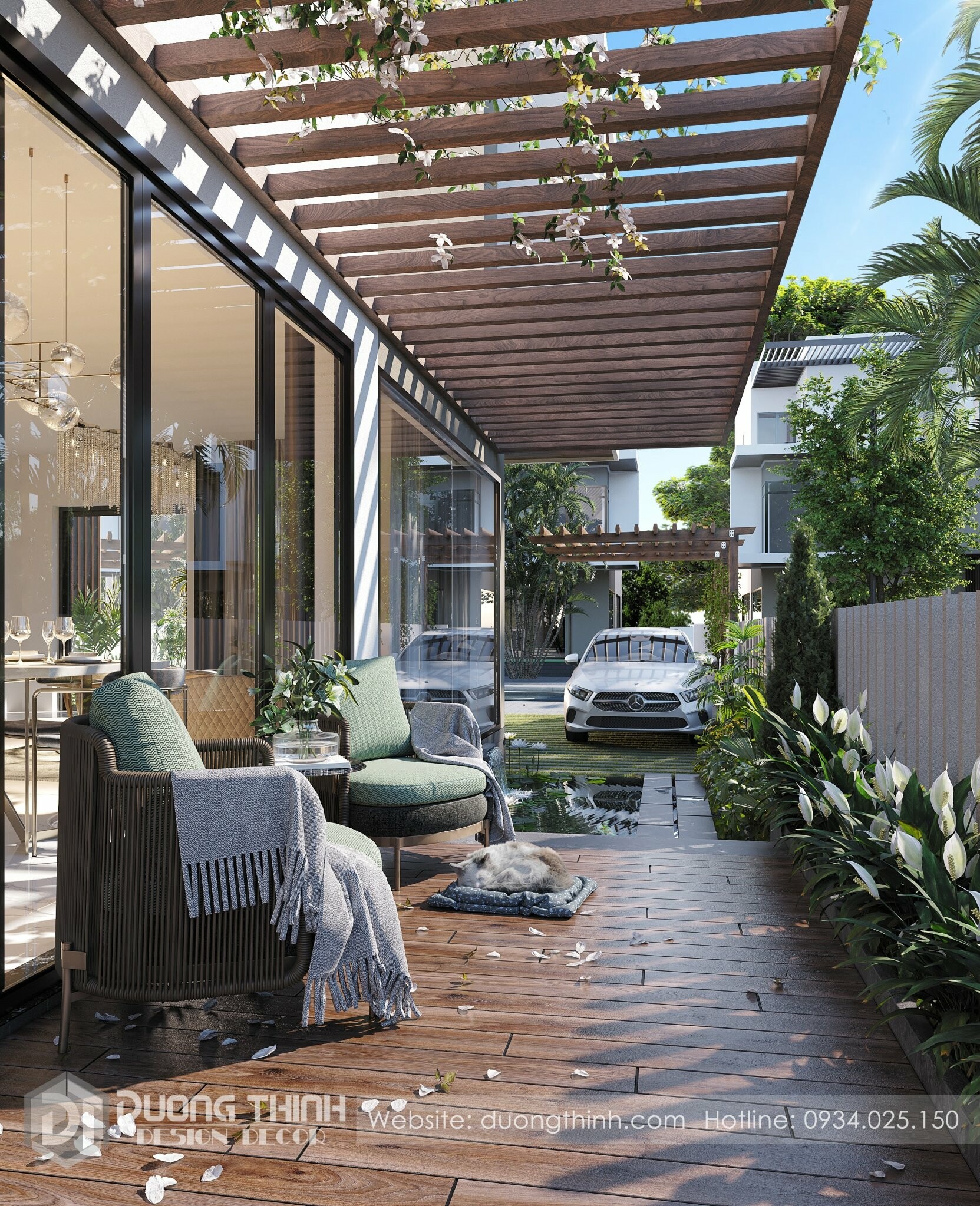 THIẾT KẾ THI CÔNG XÂY DỰNG VÀ NỘI THẤT ĐƯỜNG THỊNH 8